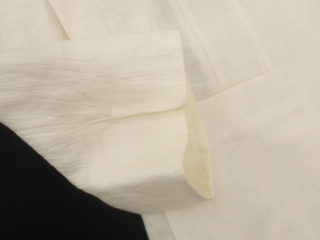 Leilian 13+ ホワイト テーラードジャケット 長袖 七分袖ジャケット【Leilian WHITE LABEL】|レリアン | レリアン