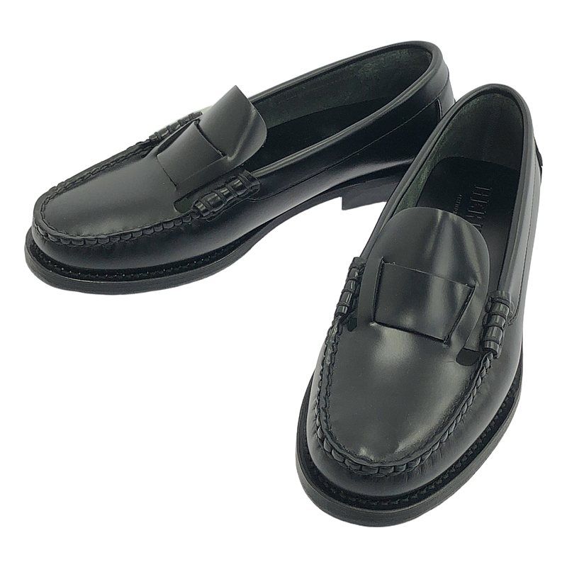 HEREU | ヘレウ | SINEU Interlaced-detail Slip-on Loafer スリッポン ローファー | 38 | ブラック | レディース