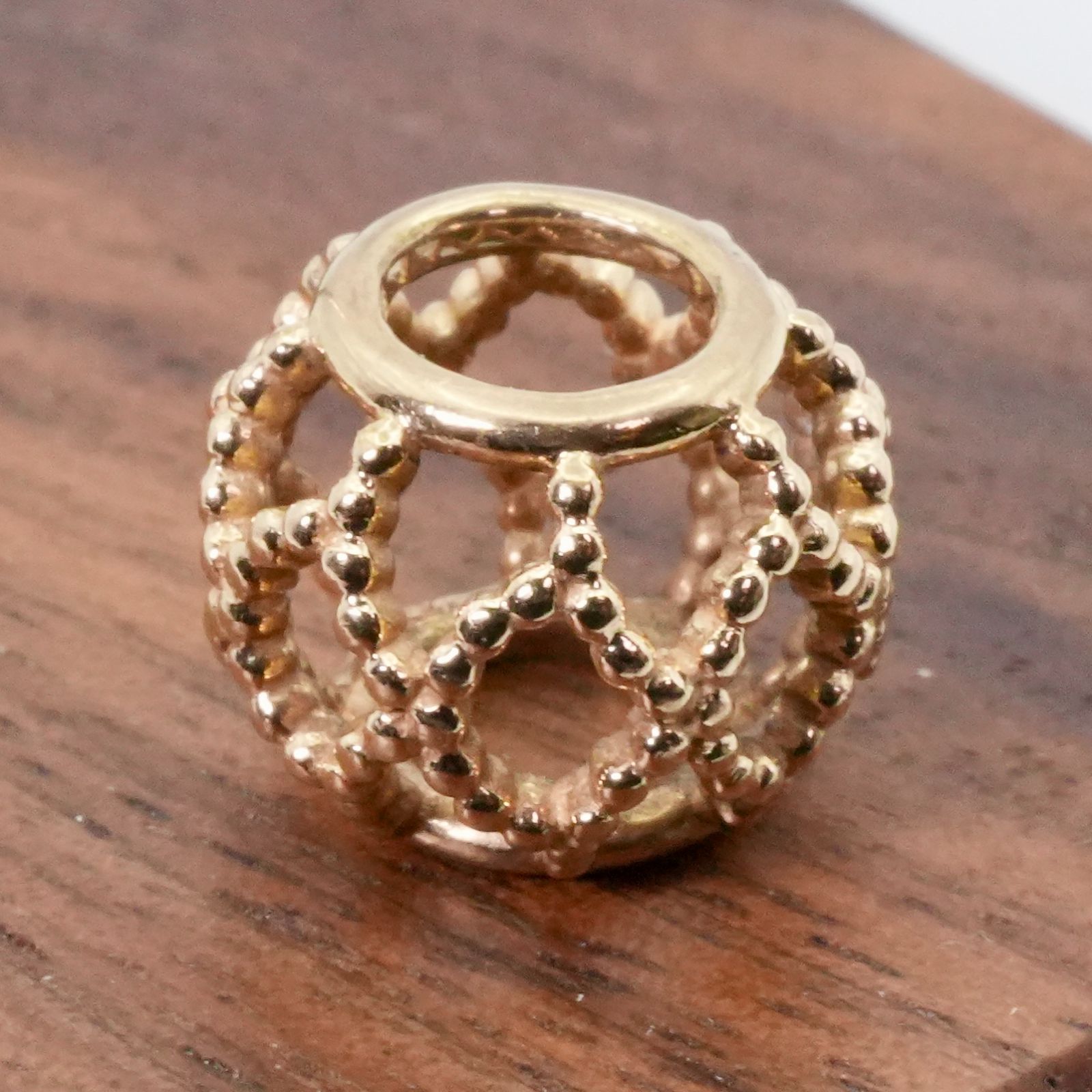 パンドラゴールデンスターチャーム 14k＆925 Pandora Talisman Lab-grown Diamond Star Pendant Necklace