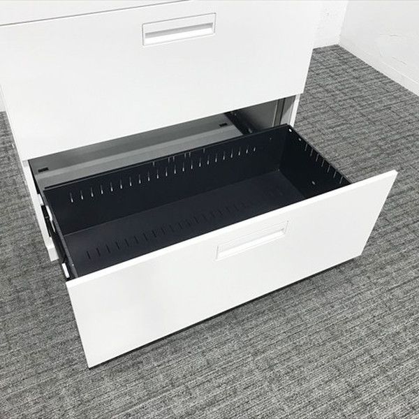 ラテラルキャビネット 3段 エディア シングルベース型 天板付 コクヨ ホワイト MARWIL-DEMENAGEMENTS_CH