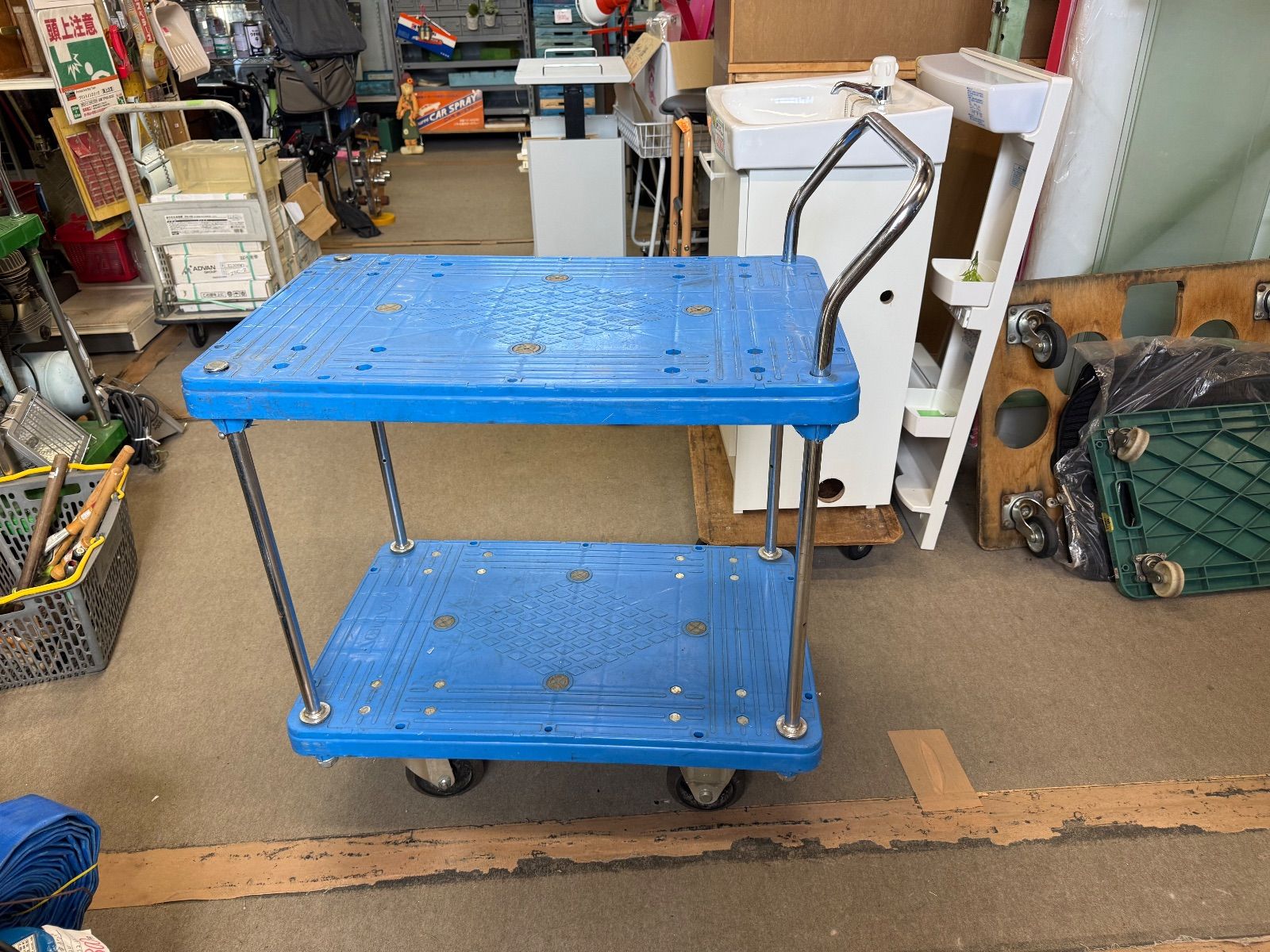 台車 ダンディ 2段 300kg 幅510 奥805 高さ1010mm