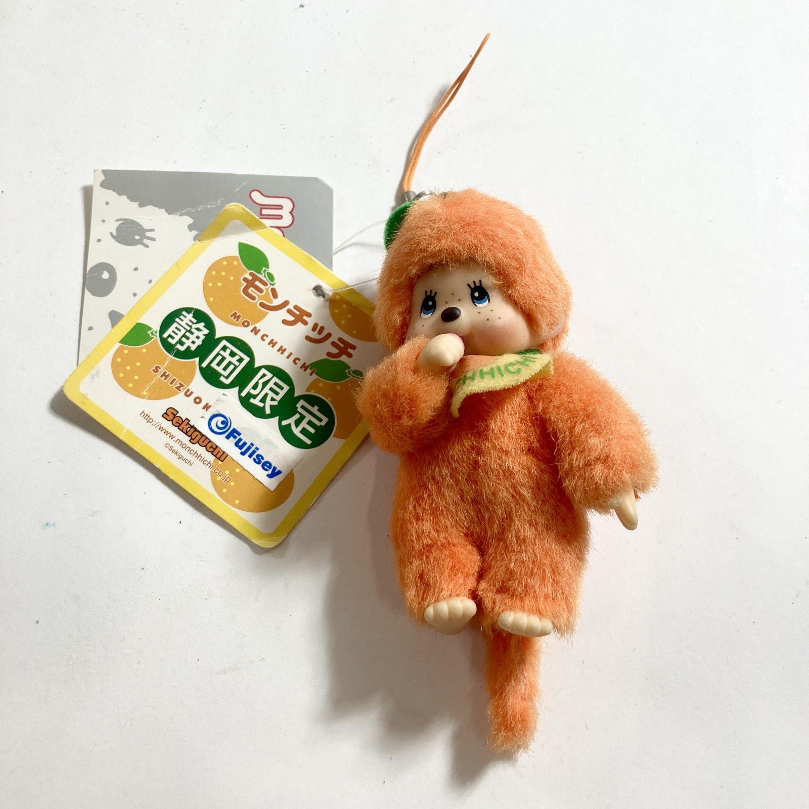 静岡 みかん モンチッチ ストラップ ご当地キーホルダー 現状品 0.1kg