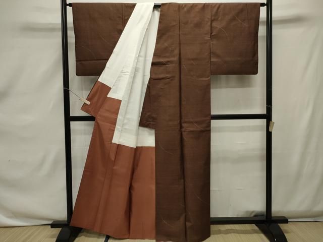 平和屋着物■上質な紬 吉祥文　正絹　逸品　未使用　AAAI2511Abr 平和屋着物■上質な小紋　吉祥文様　反端付き　正絹　逸品　未使用　AAAU7153es