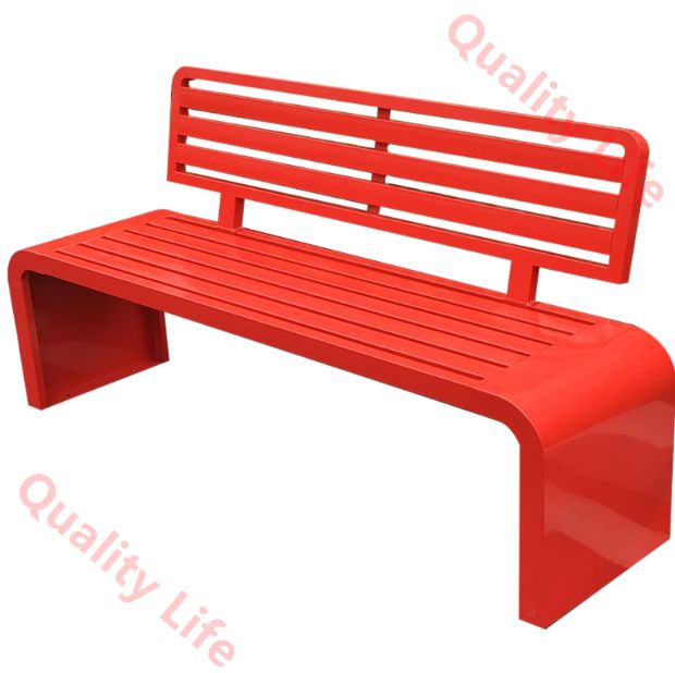 パークベンチ 背もたれ付き