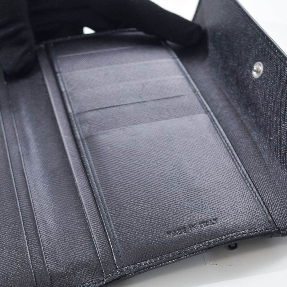 中古USED PRADA 財布 長財布 サフィアーノ ブラック 252836197 中古USED PRADA 財布 長財布 サフィアーノ ブラック 252836197