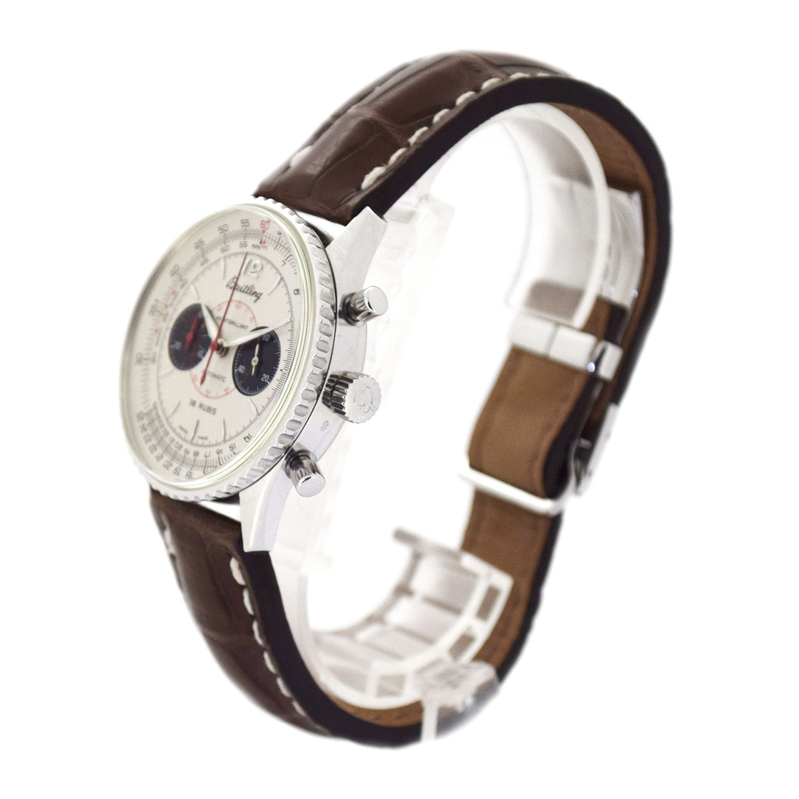 100本限定 K18WG BREITLING ブライトリング  ナビタイマー00  J47330  メンズ 腕時計