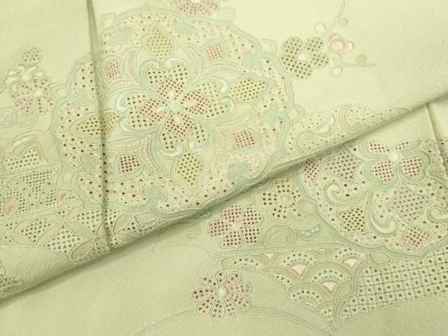 平和屋着物▽中国三大刺繍 スワトウ刺繍 汕頭刺繍 総刺繍 訪問着