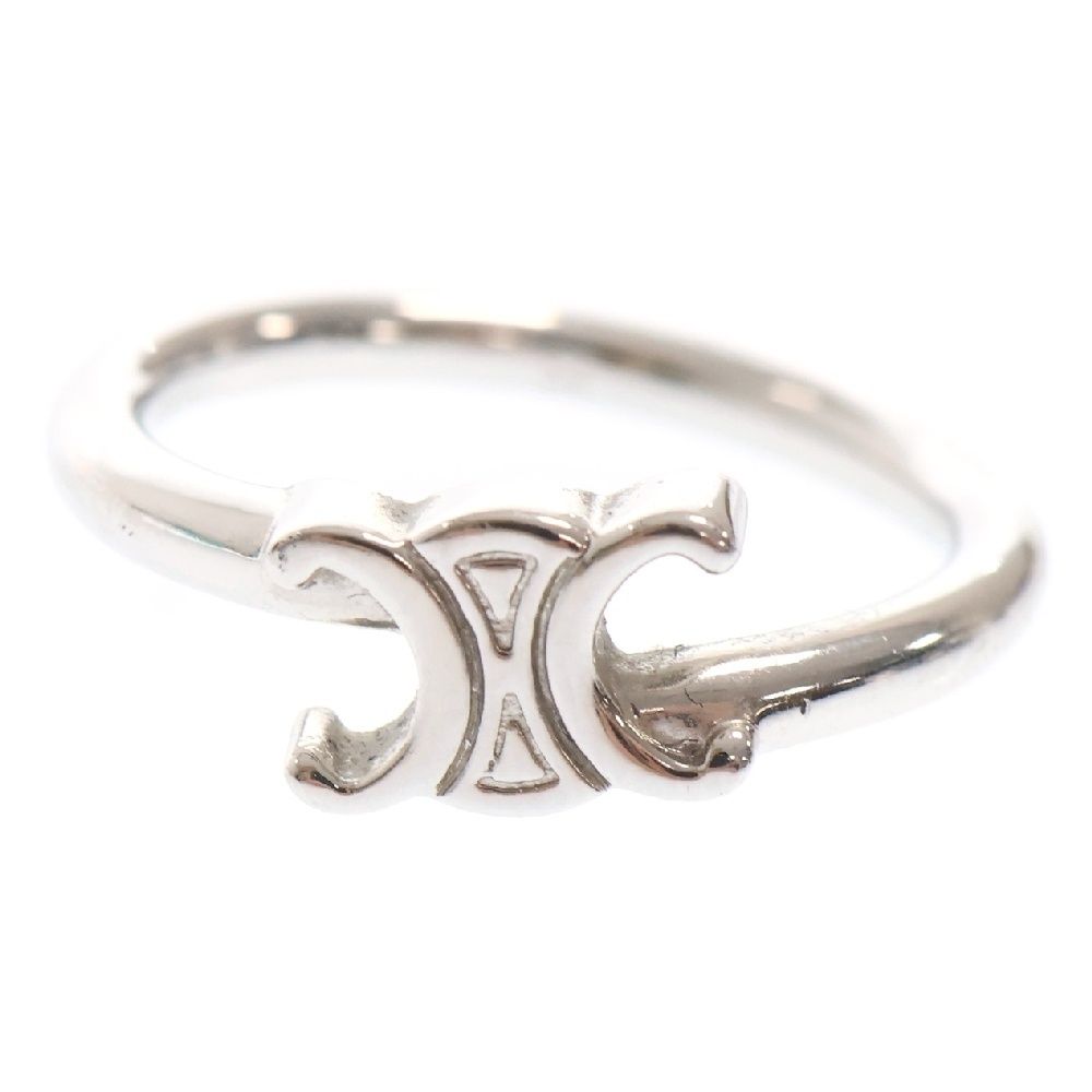 セリーヌ CELINE トリオンフアシンメトリック リング 54号 CELINE（セリーヌ） トリオンフ アシンメトリックリング #54 ゴールド