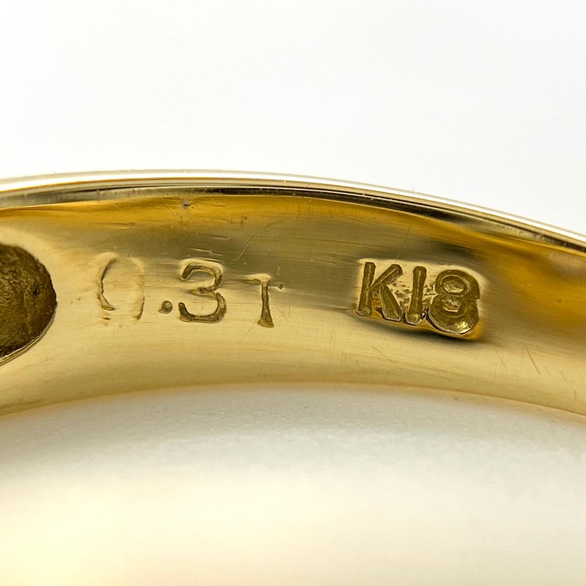 高価な ダイヤモンド デザインリング YG イエローゴールド 指輪 メレダイヤ リング 9号 K18 ダイヤモンド レディース 最新アイテム。