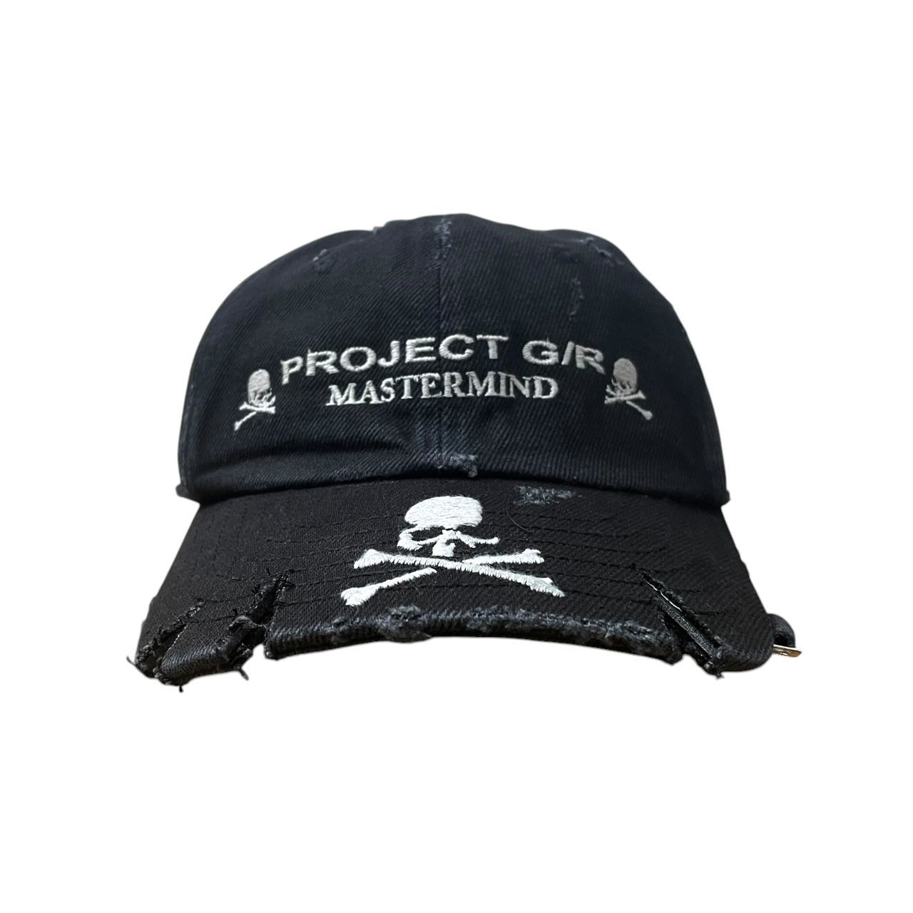 PROJECT G/R】× MASTERMIND WASHED CRUSHED CAP マスター