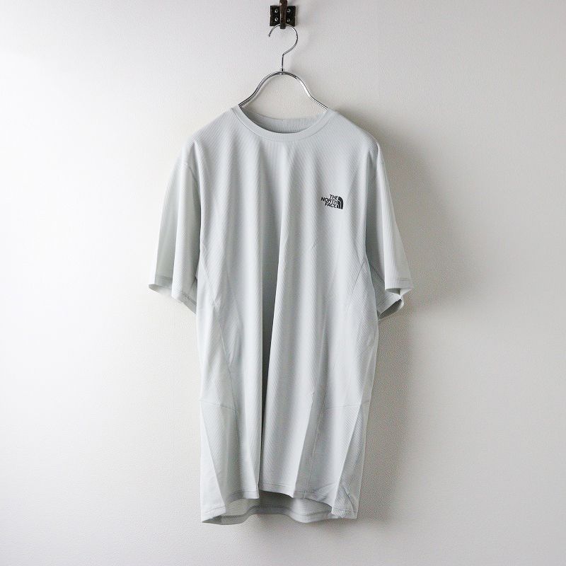 新品 ノースフェイス THE NORTH FACE NT12204 ショートスリーブフラッシュドライスリーディークルー Tシャツ M グレー【2400014285284】