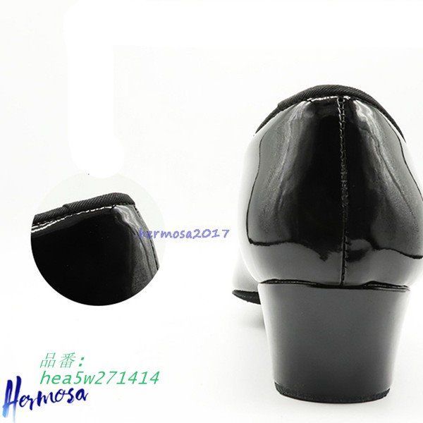 VIP価格★【バレエシューズ】ダンス社交ダンス メンズ モダン。 ジャズダンスラテン 各種ダンス エナメル フェルトソール 通気 柔らか  hea5w271414 保育園 スリッポン