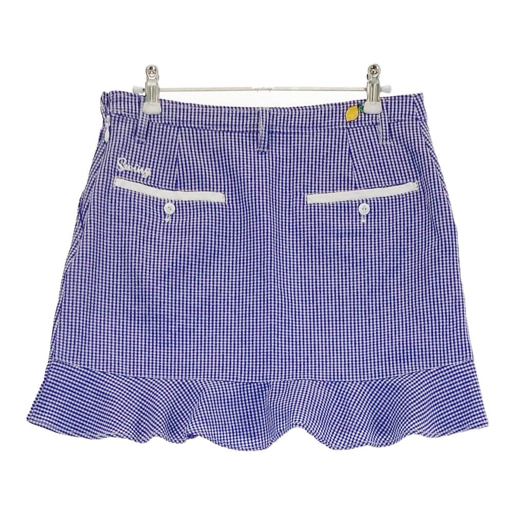 ルコック スカート チェックグリーン サイズ 11 le coq golf ルコック