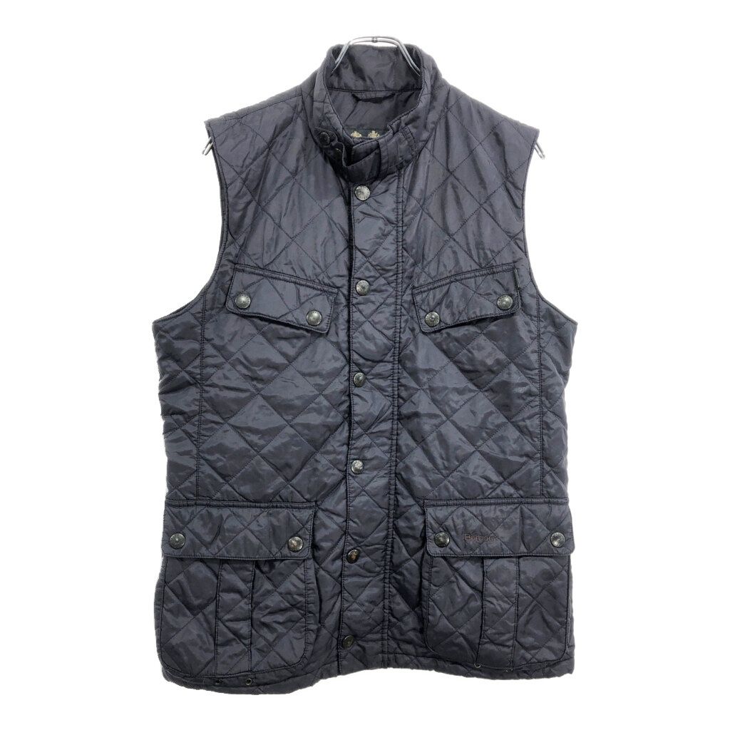 Barbour バブアーARIEL QILET キルティングベスト ネイビー メンズ L 古着 v4532