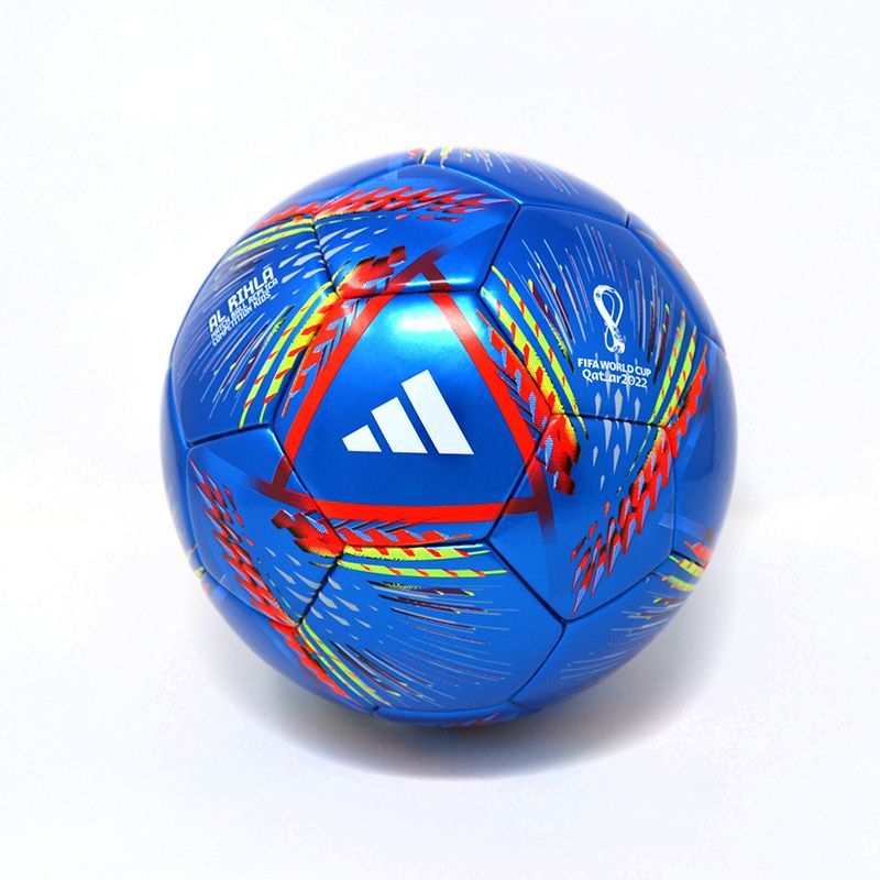 海外 adidas アディダス FIFAワールドカップ サッカーボール アル リフラ コンペティション キッズ 4号球 青色 レプリカ JFA検定球  AL RIHLA カタール AF451B qdtek.vn