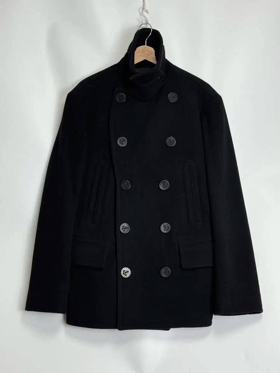 ポロアカデミー ピーコート ブラック L