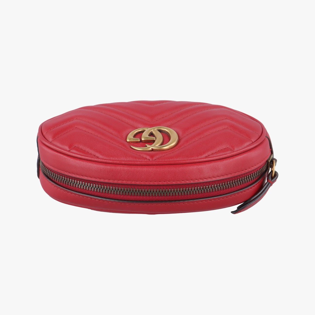 グッチGucciGGマーモントレッドレザー476434C025540549