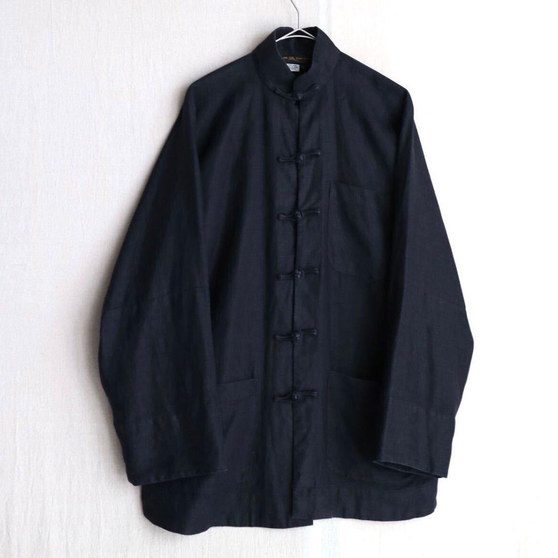 美品✨AUBERGE リネン100% チャイナジャケット ブラック 別注 Vincent | 広島市中区のセレクトショップ