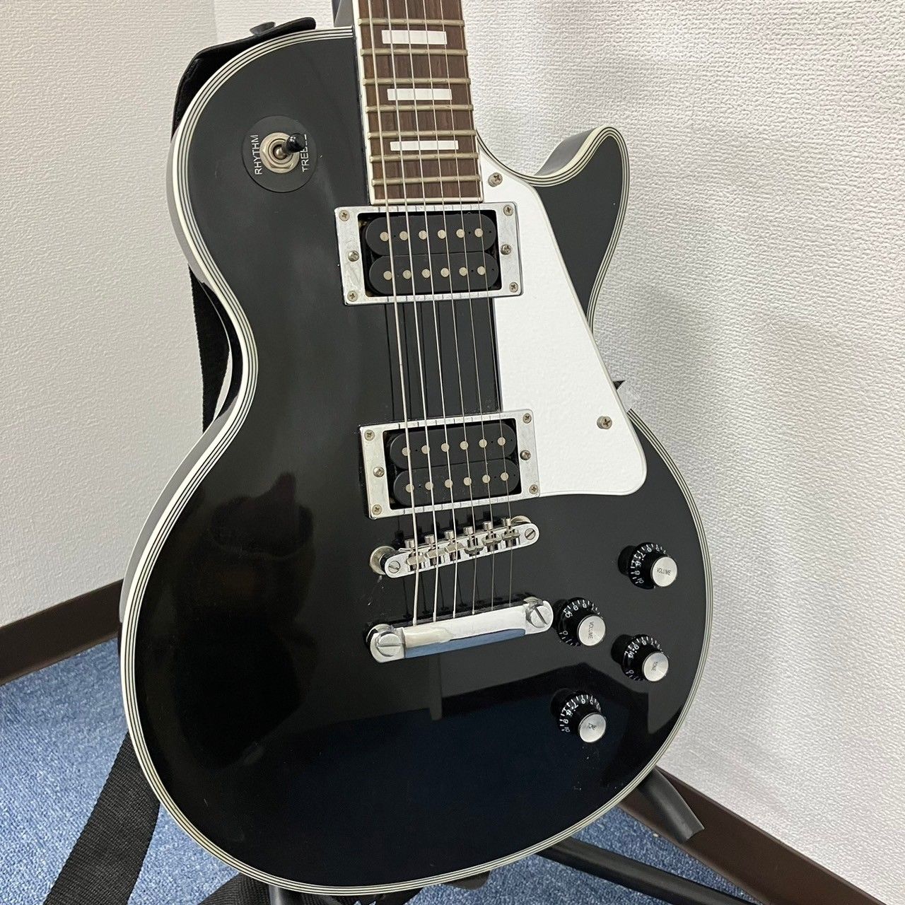 Maison メイソン エレキギター レスポールタイプ ブラック - メルカリ