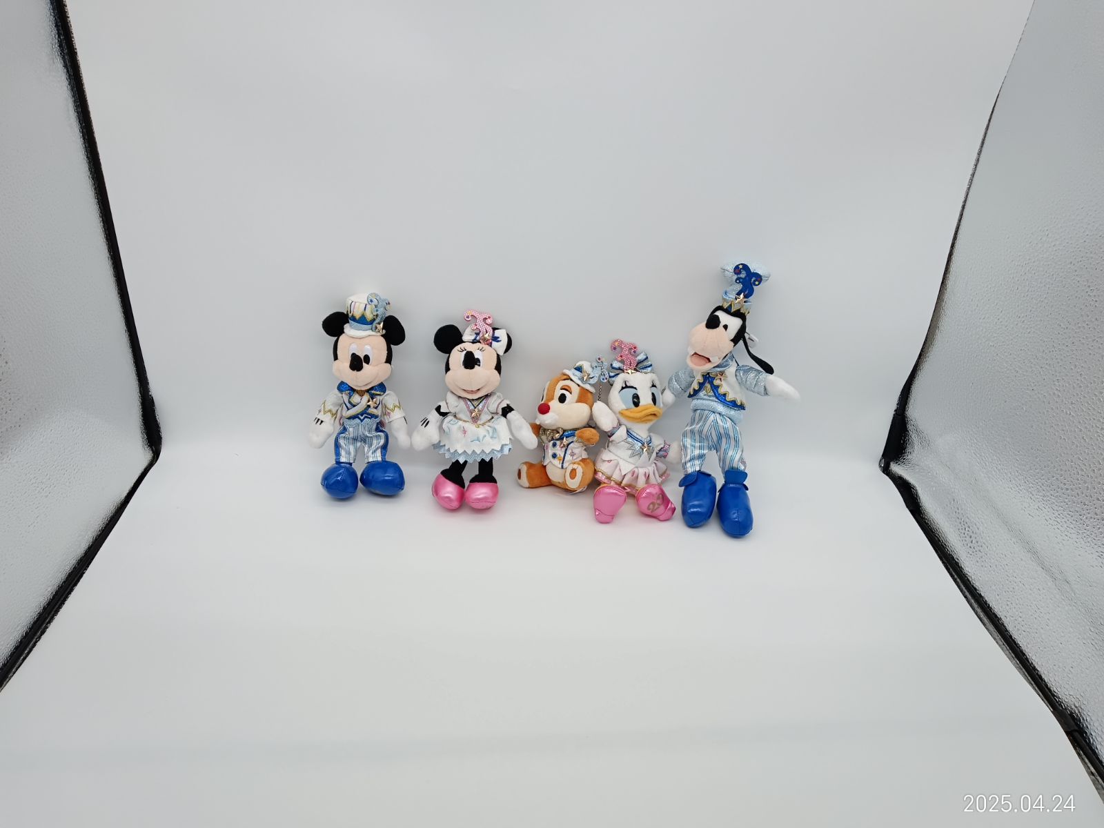 MR-00218 ディズニー ぬいぐるみバッジ 5点 20周年 ミッキー