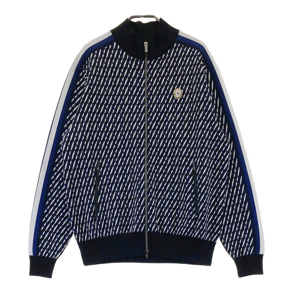サイズ：L MUNSING WEAR マンシングウェア  ジップジャケット  ネイビー系 [240101442990] ゴルフウェア メンズ ストスト サイズ：L MUNSING WEAR マンシングウェア ジップジャケット
