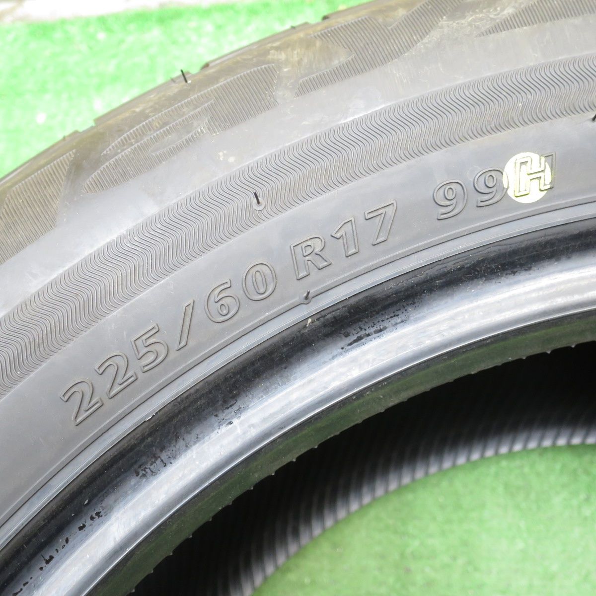 送料無料* 新車外し！24年！ほぼ未使用☆225/60R17 ブリヂストン 