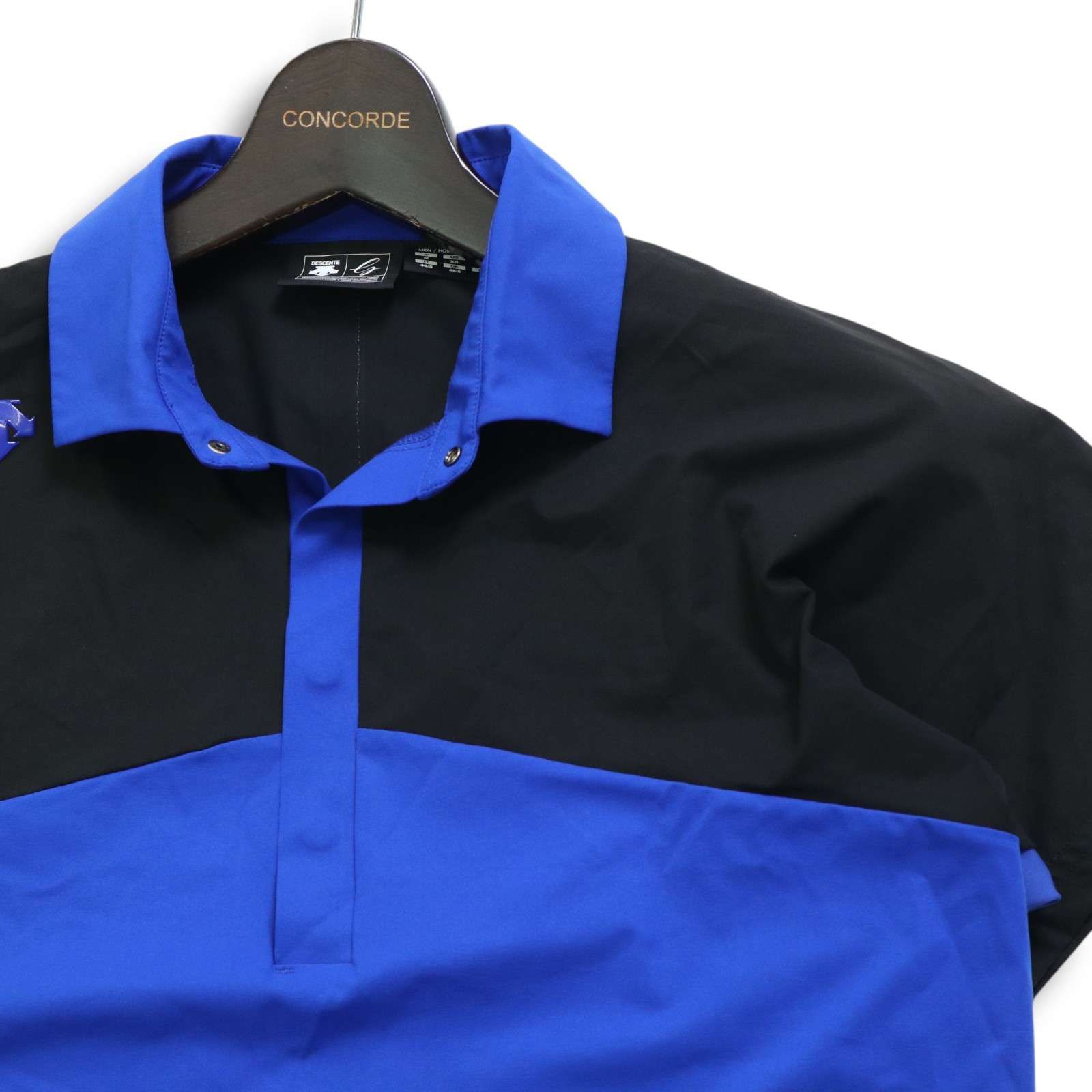 【美品】 2枚セット　DESCENTE GOLF 半袖 ポロシャツ 総柄 L st5shs02m_01.jpg