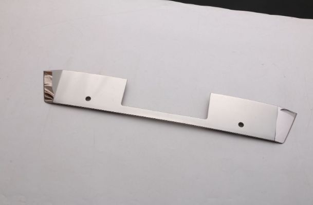 ヴェルファイア30系 2018年対応 フロントナンバープレート飾り ステンレス製メッキ仕上げ レーダーホール付 ドレスアップパーツ