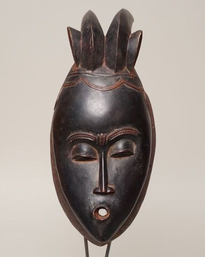 アフリカ コートジボワール ヤウレ族 マスク No.375 仮面 木彫り 彫刻 アフリカンアート アフリカ雑貨 プリミティブアート お面 - メルカリ