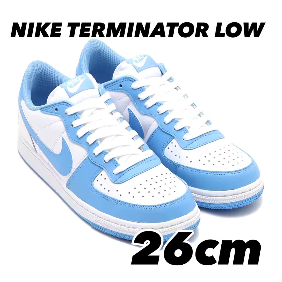NIKE TERMINATOR LOW ナイキ ターミネーター LOW UNIVERSITY BLUE|WHITE fq8748-412 26cm