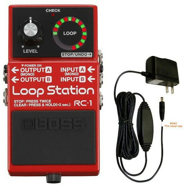 【新品同様】BOSS RC-5とPSA-100Sセット BOSS / RC-5 Loop Station ループステーション ルーパー 純正
