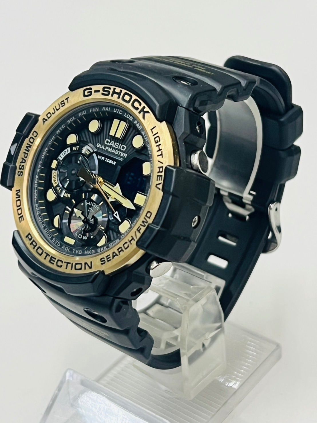 【美品】G-SHOCK GN-1000GB-1AJF ガルフマスター ゴールド Amazon.co.jp: カシオ腕時計 ジーショック ガルフマスター