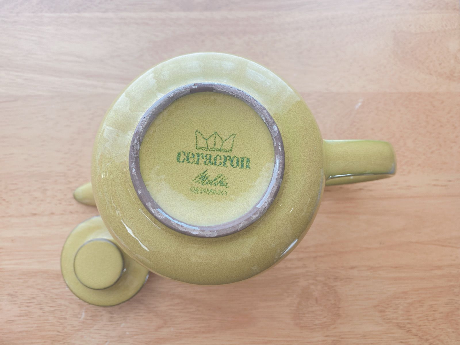 ヴィンテージ】Melitta セラクロン ティーポット イエロー - メルカリ