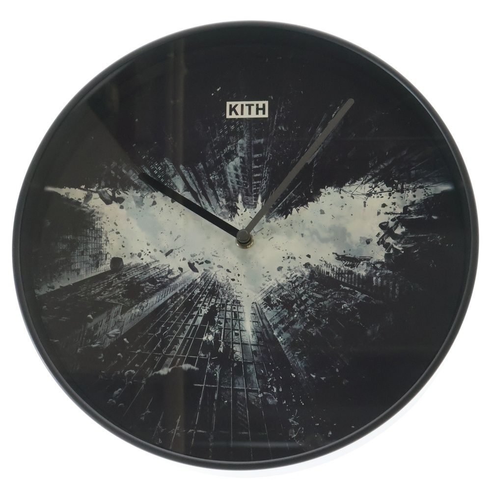 KITH キス ×Batman Dark Knight Wall Clock バッドマン ダークナイト ウォールクロック 壁掛け時計 ブラック