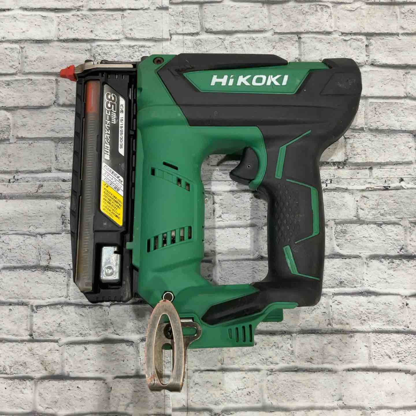 美品】☆ハイコーキ(HIKOKI ※旧:日立工機) コードレスピンネイラ 