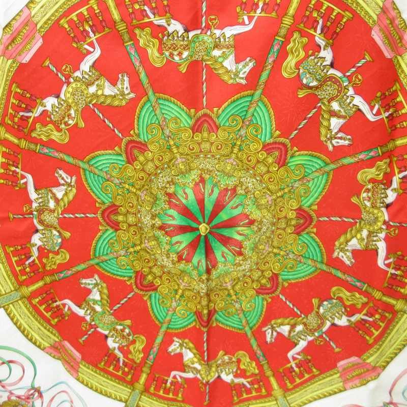 エルメス スカーフ カレ90 LUNA PARK 遊園地 ルナパーク brandvalue-store_r8812f
