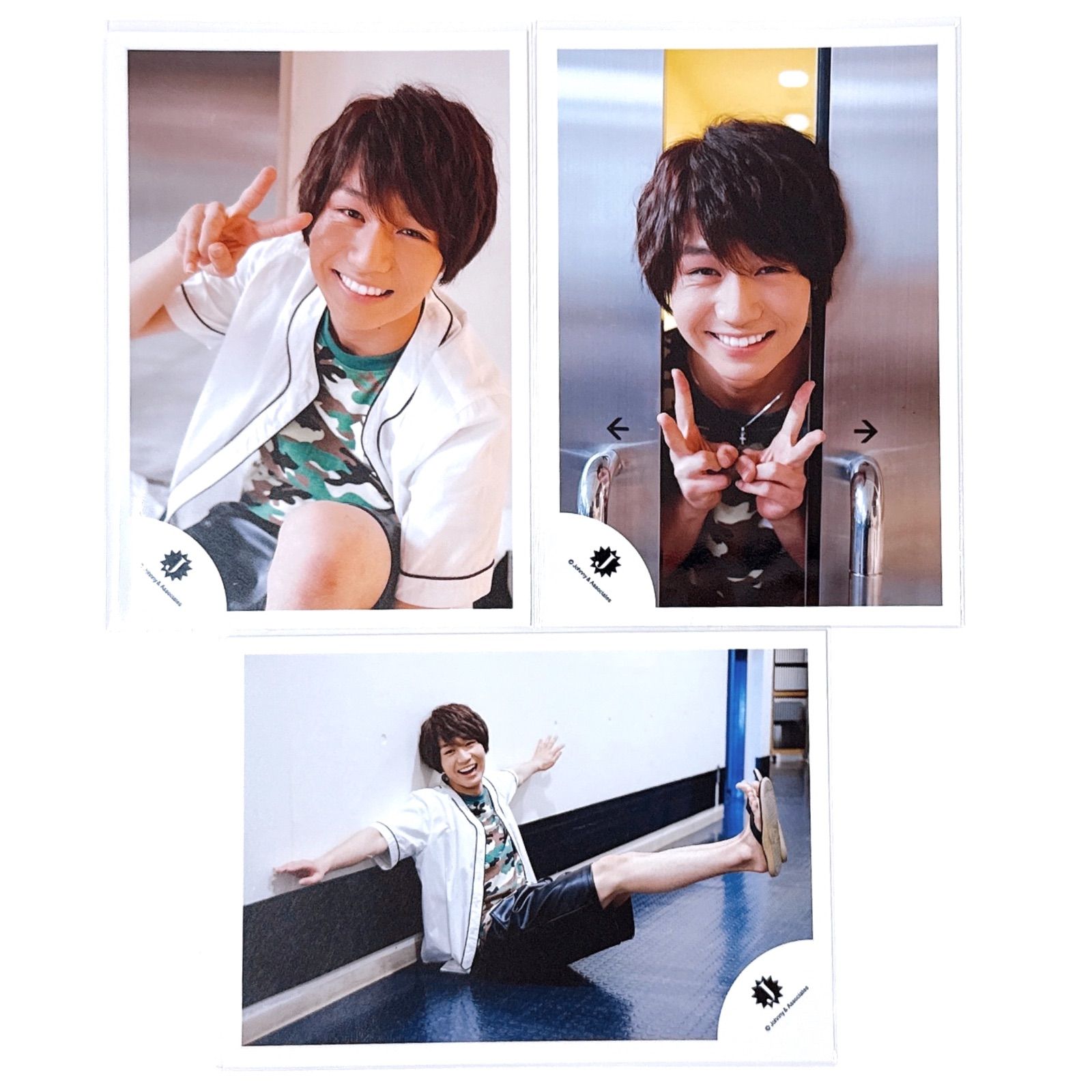 松田元太 公式写真 3枚【TJ01】TravisJapan トラジャ ジュニア Jロゴ
