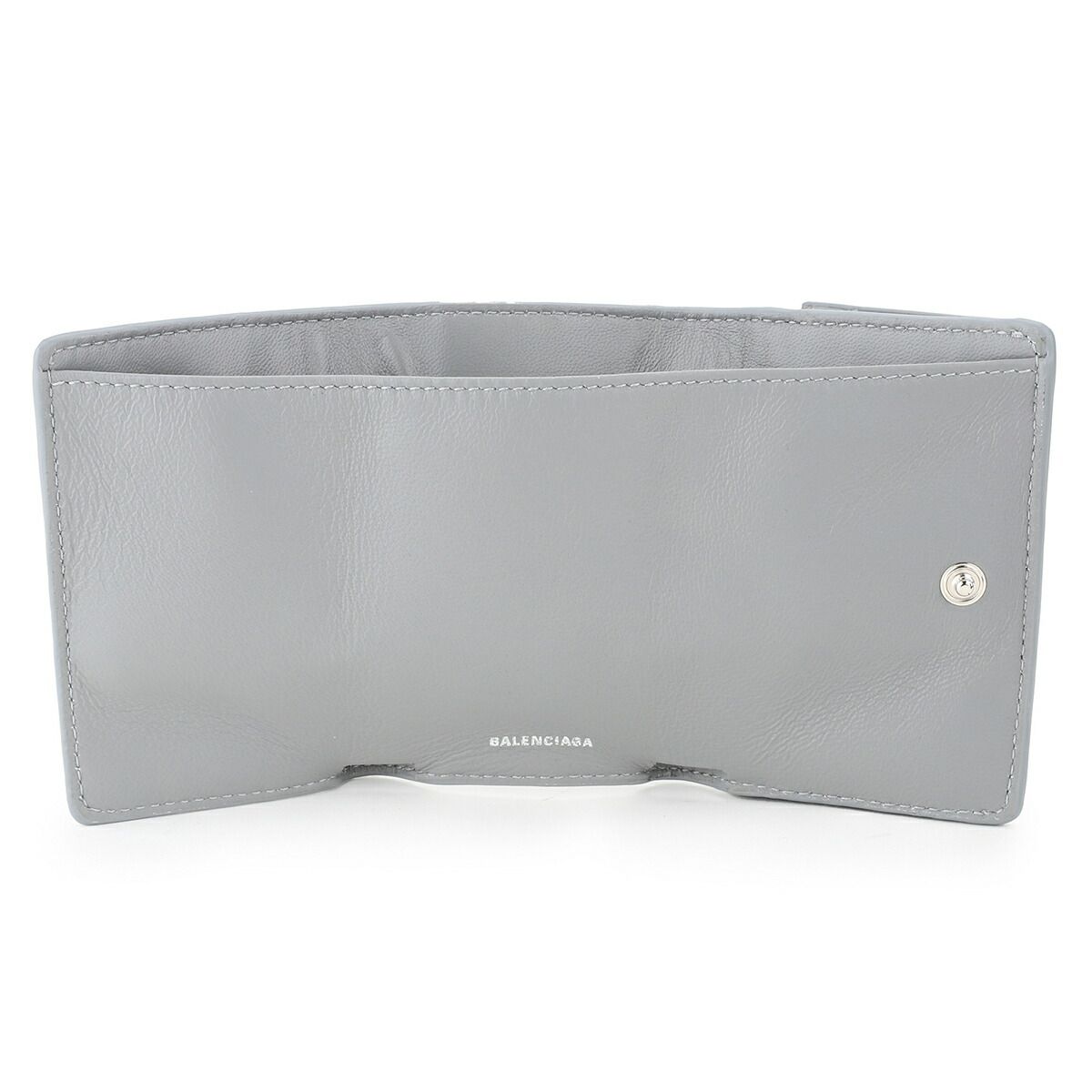 新品 バレンシアガ BALENCIAGA 3つ折り財布 キャッシュ グレー - メルカリ