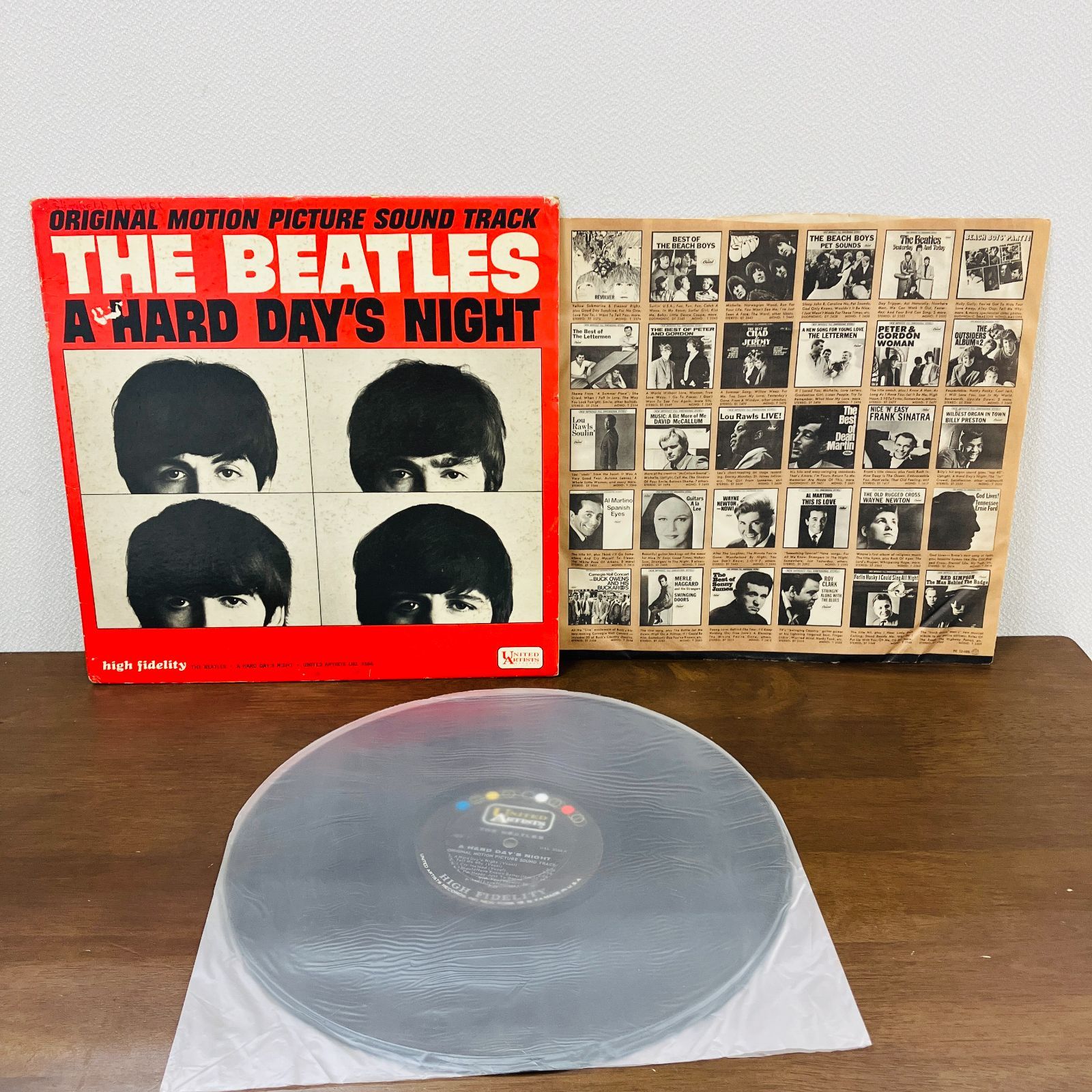 【未開封！新品】ザ・ビートルズA Hard Day's Night LPレコード ビートルズ 60周年盤 限定カラーレコード A hard day's night