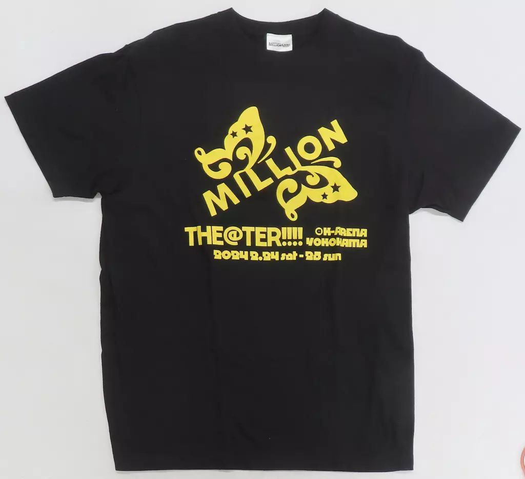 中古】Tシャツ ロゴ 公式Tシャツ ブラック XLサイズ 「THE IDOLM＠STER