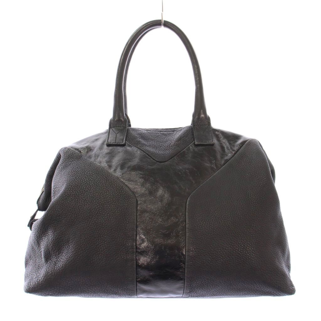 イヴサンローランリヴゴーシュ YvesSaintLaurent rivegauche (YSL) ハンドバッグ 197148 ミューズトゥラージ ヌバック×レザー×キャンバス イヴ・サンローラン リヴゴーシュ 正規店購入 ハンドバック