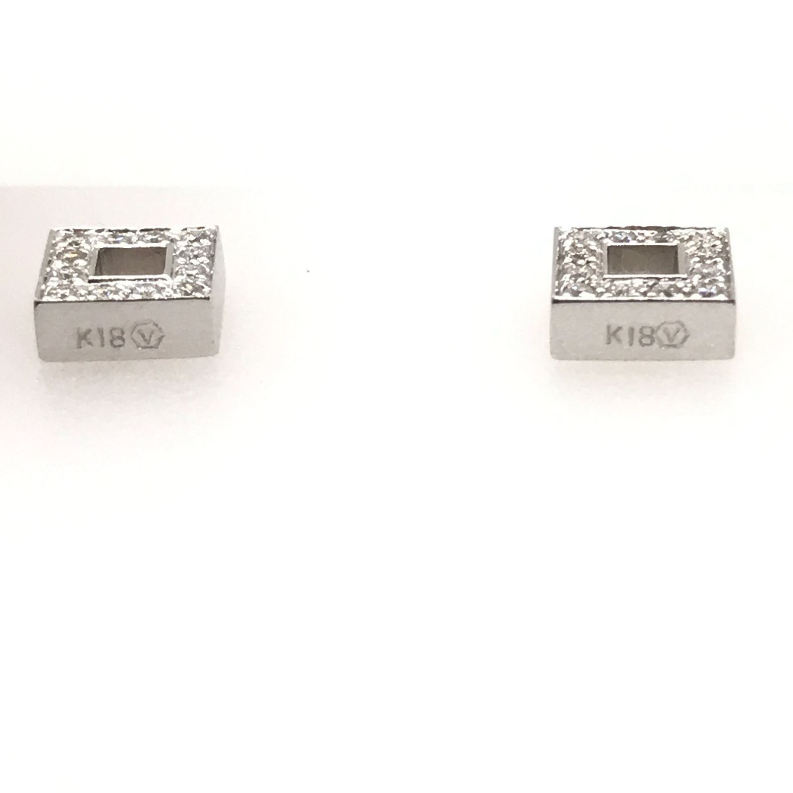 ヴァンドーム青山 ダイヤモンド ピアス 片方 ホワイトゴールド K18 保証書付 GGAA0054__DI ダイヤモンド ピアス｜ピアス｜ヴイエー ヴァン