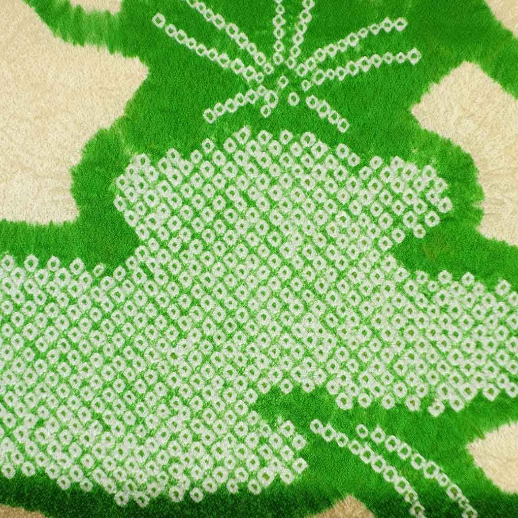 名古屋帯 幅32cm 長さ365cm レディース 絞り 秋冬春用 正絹 シルク ベージュ リメイク リユース リサイクル 呉服のきくや