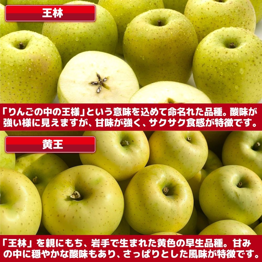 訳ありりんご 箱込10kg 品種お任せ - メルカリ