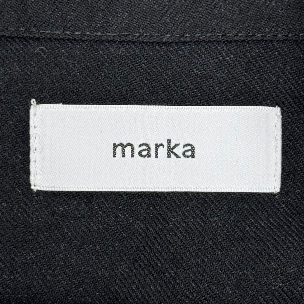 marka テーラードジャケット　ウールソフトサージ ウールソフトサージ / ダブルブレストシャツジャケット, Dark