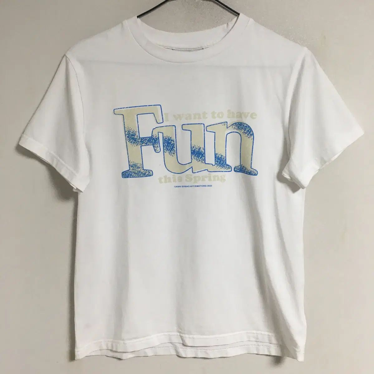 GANNI GANNI ガニー 半袖 Tシャツ F