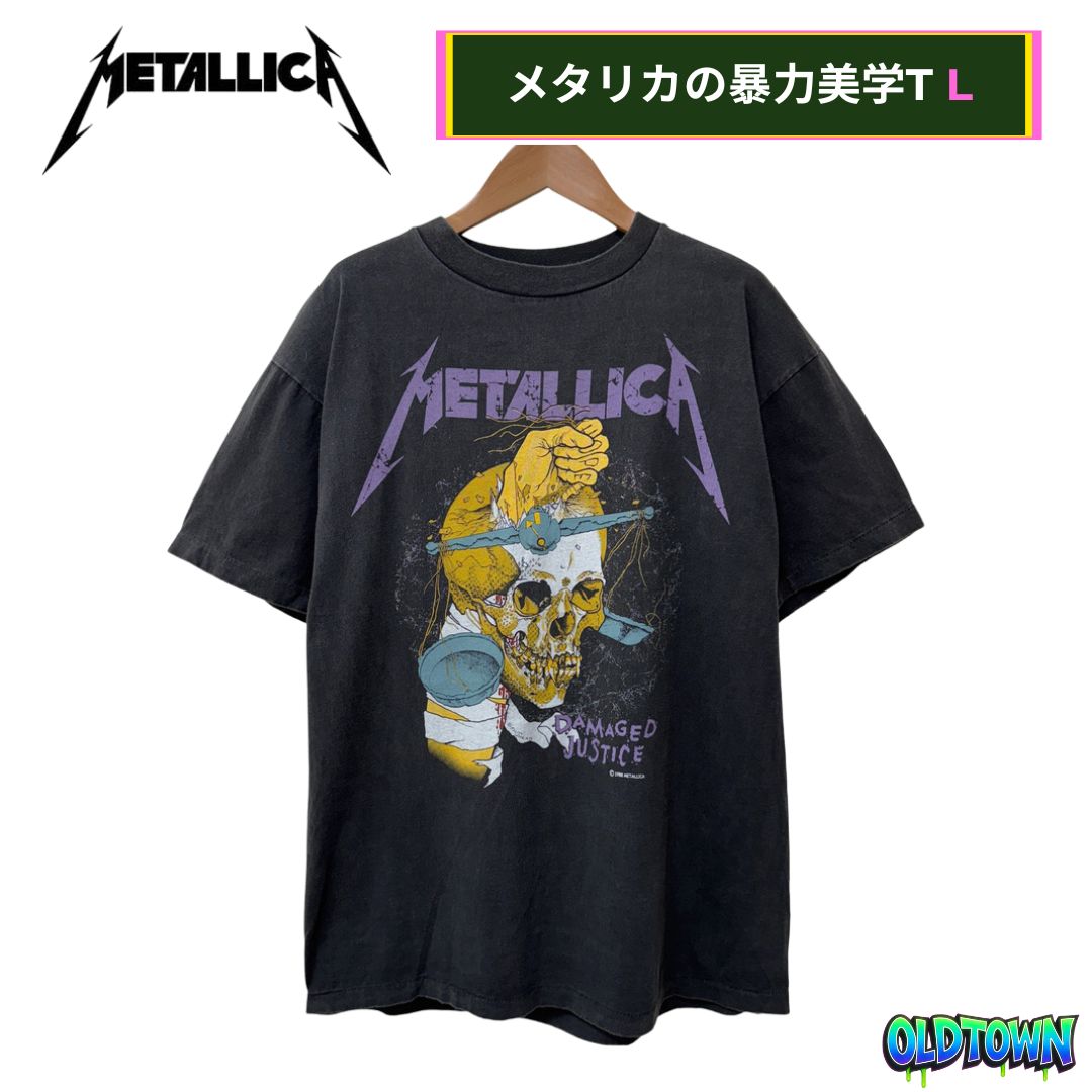 メタリカ Tシャツ Lサイズ ブラック USA製 90s 両面プリント