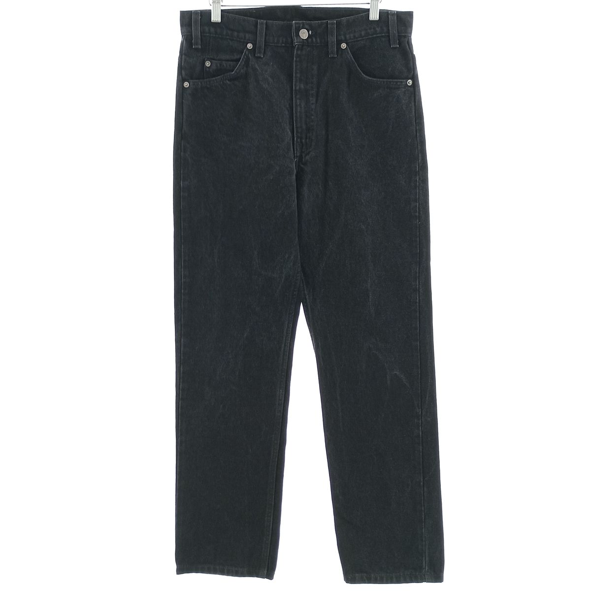 古着 90年代 リーバイス Levi's 505 REGULAR FIT STRAIGHT LEG ブラックデニム テーパードデニムパンツ メンズw33 ヴィンテージ/eaa400229