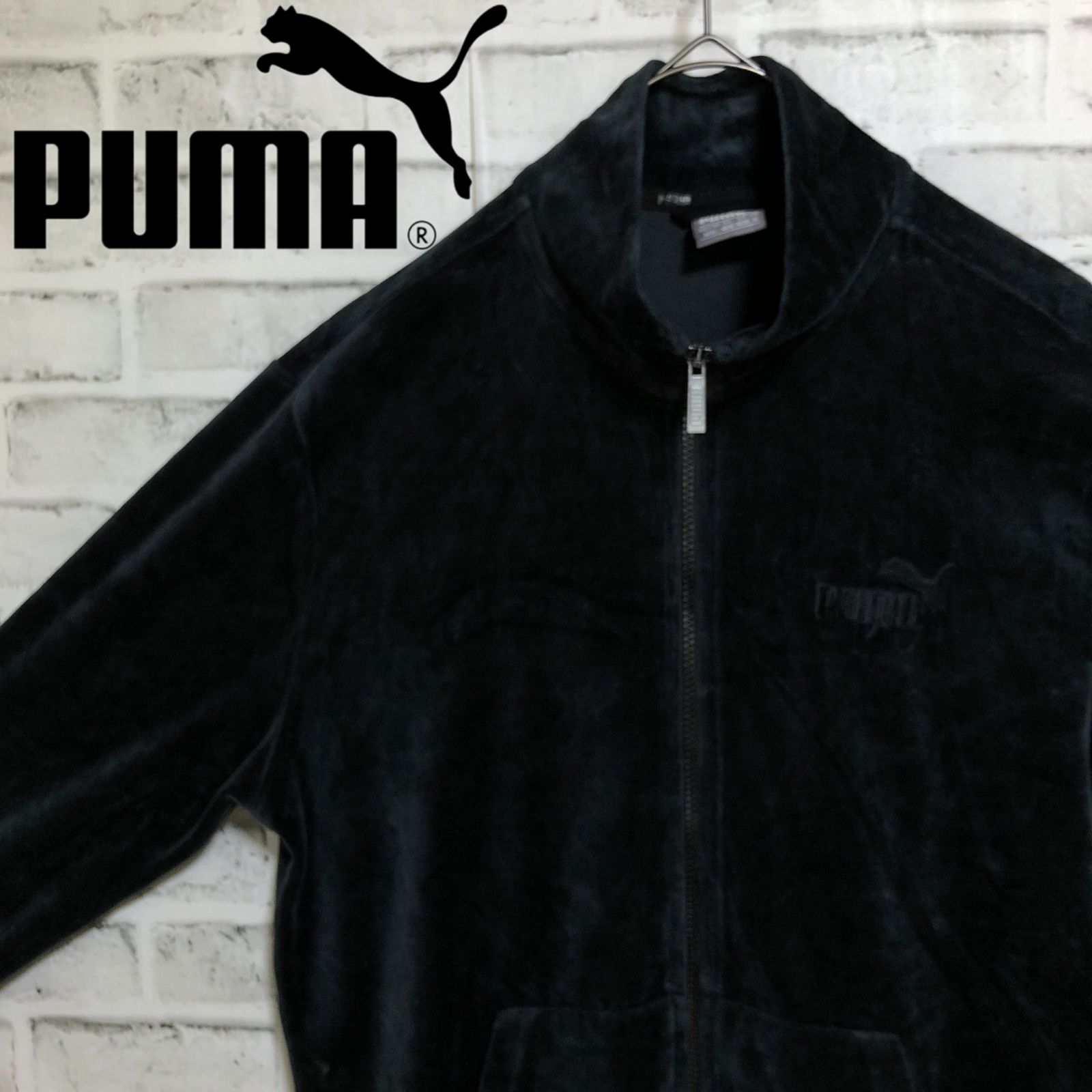 PUMA⭐️トラックジャケット/ジャージ L プーマ刺繍ロゴ オール 