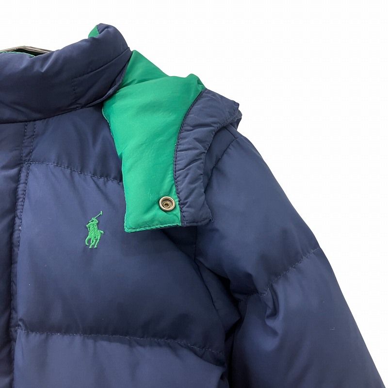 Polo by Ralph Lauren 青緑 ジャケット M Ralph Lauren ラルフローレン ベースボールジャケット グリーン